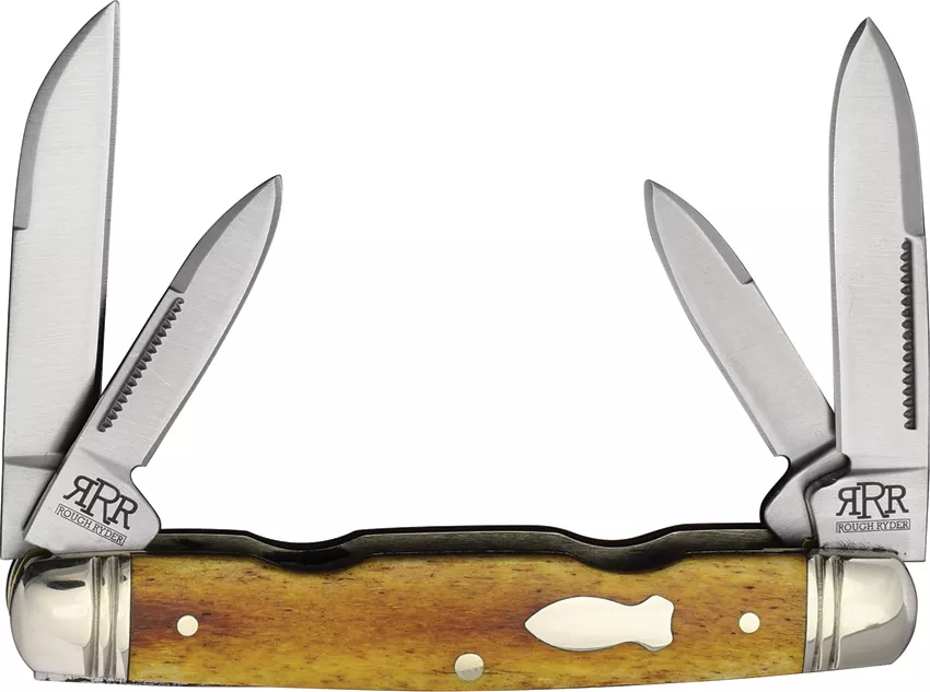 4 blade Congress Tobacco Bone