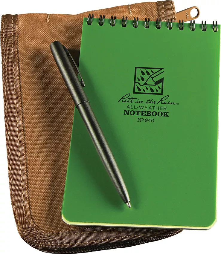 4 x 6 Kit Green Book/Tan Cover