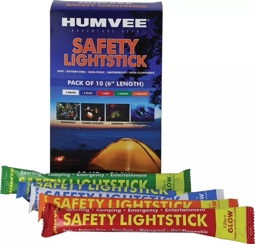 6″ Safety Glow Stick 10 Pk”
