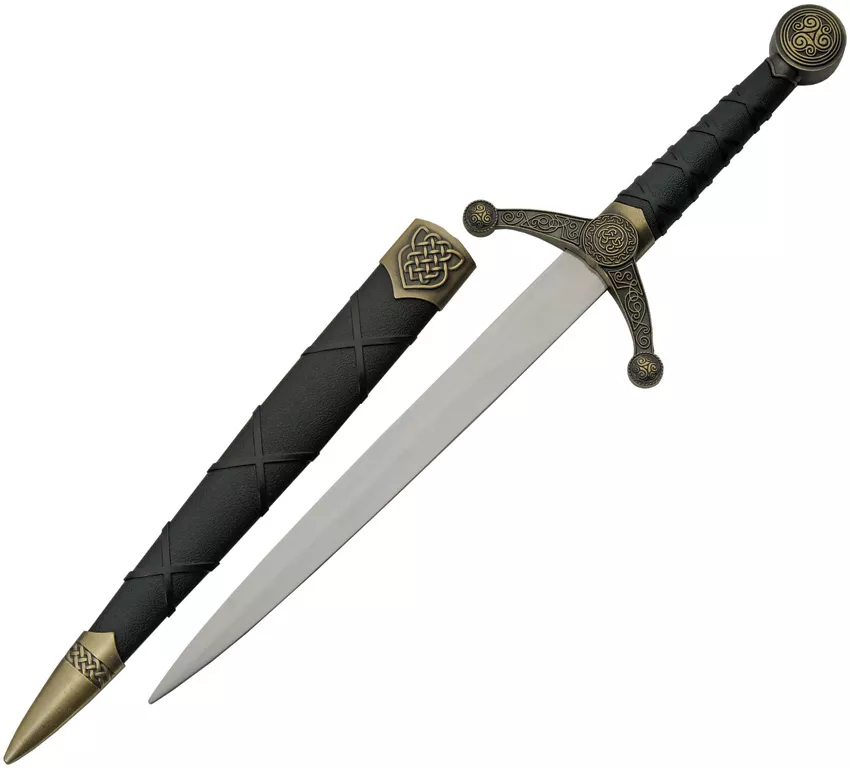 Celtic Knot Dagger Gold