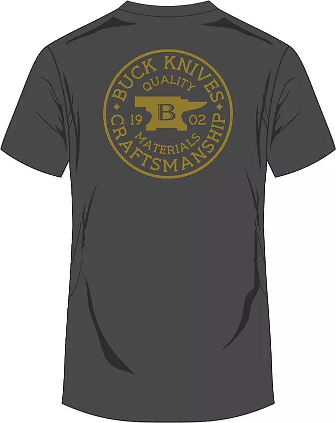 Coin Badge T-Shirt Gray 2XL