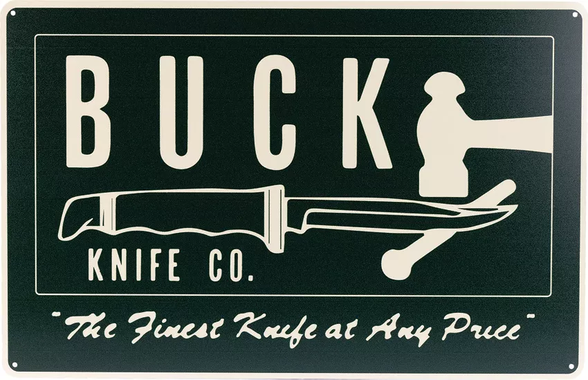 Finest Knives Tin Tacker Sign