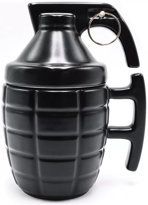 Grenade Mug With Lid