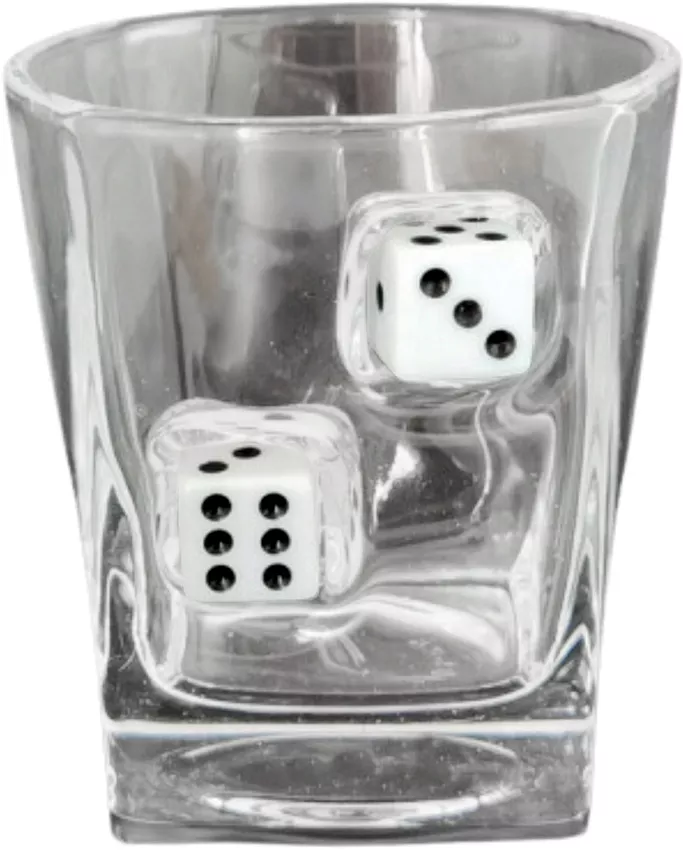 Lucky Dice Glass