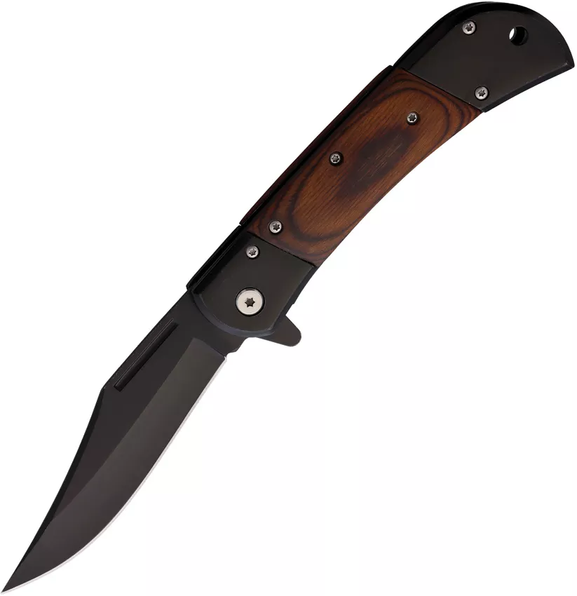 A/O Linerlock Black/Wood