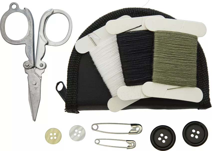 Sewing Kit In Zipped Pouch