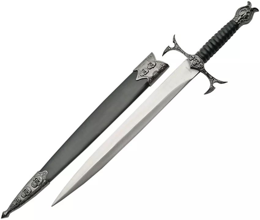 Skull Dagger with Scabbard