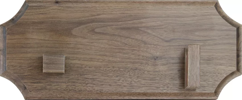 Walnut Bowie Wall Plaque